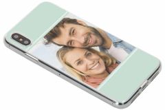 Gestalte deine eigene Apple iPhone Xs Max Gel Hülle - Transparent