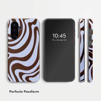 Selencia Vivid Back Cover Samsung Galaxy A57 (5G) - Dream Swirl Chocolate