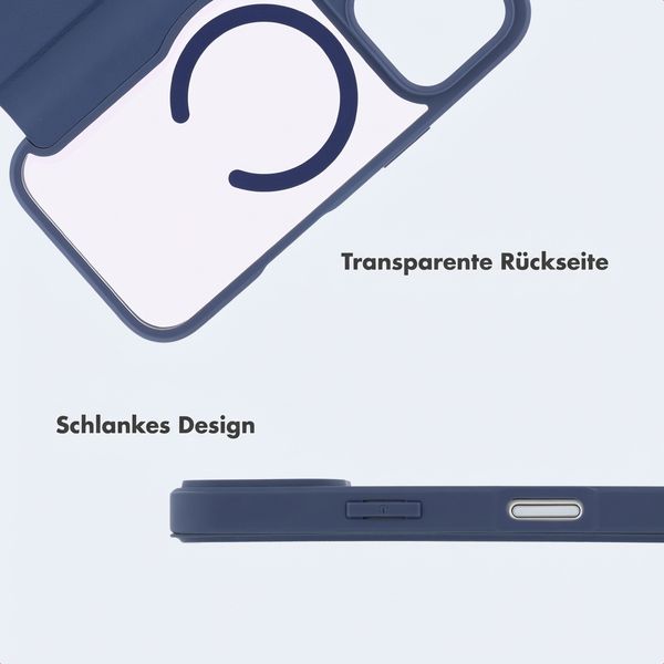 imoshion Transparente Bookcase mit MagSafe Apple iPhone 17 Pro Max - Blau