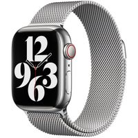 Apple Mailänder Fitness-Armband für Apple Watch Series 1 t/m 9 / SE (38/40/41 mm) | Series 10 / 11 (42 mm) - Silver