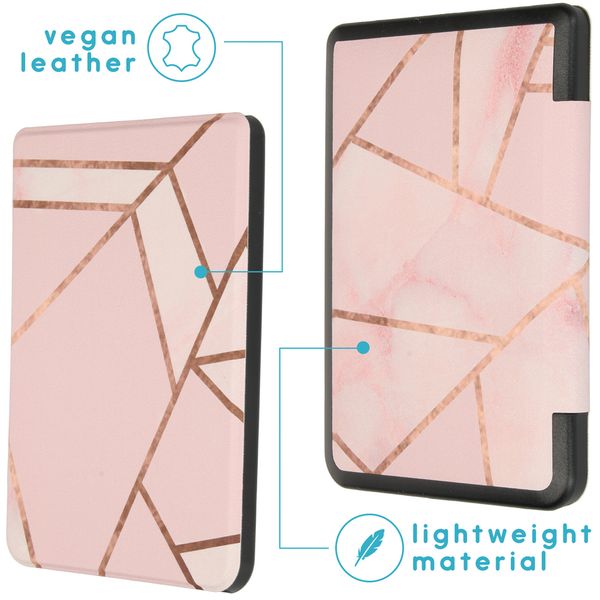 imoshion Design Slim Hard Case Sleepcover für das Tolino Page 2 - Pink Graphic