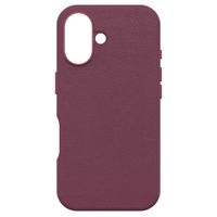 OtterBox Symmetry Cactus Leder Back Cover MagSafe für das iPhone 16 - Maroon Bells