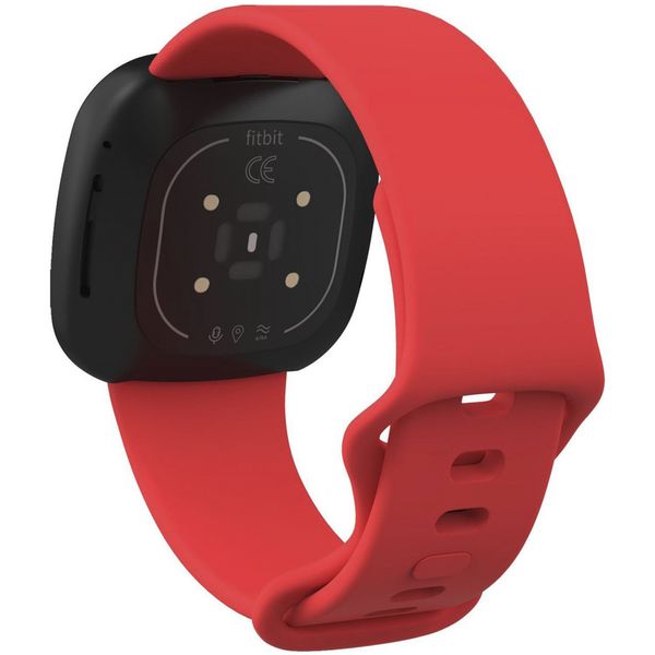 imoshion Silikonband für das Fitbit Versa 4 / 3 / Sense (2) - Rot