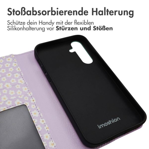imoshion Design Klapphülle Samsung Galaxy S23 FE - White Daisy