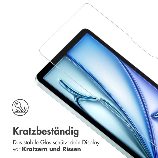 imoshion Displayschutz aus gehärtetem Glas Apple iPad Air 11 Zoll (2025) M3 / (2024) M2 / iPad 11 (2025) A16 / iPad 10 (2022)