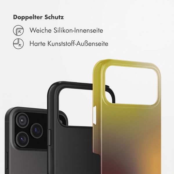Selencia Vivid Back Cover Apple iPhone 17 Pro - Gradient Olive Dust