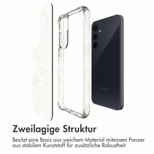 imoshion Klare Glitter Backcover Samsung Galaxy A35 - Gold