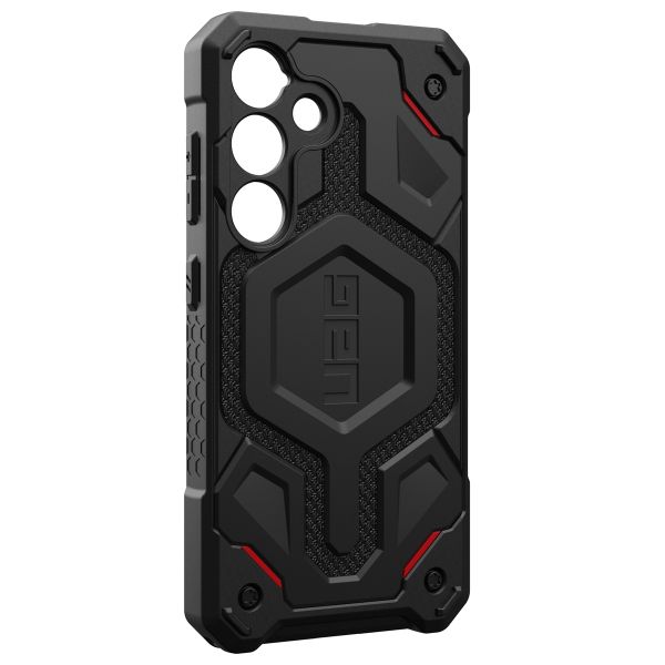 UAG Monarch Backcover für das Samsung Galaxy S24 - Kevlar Black