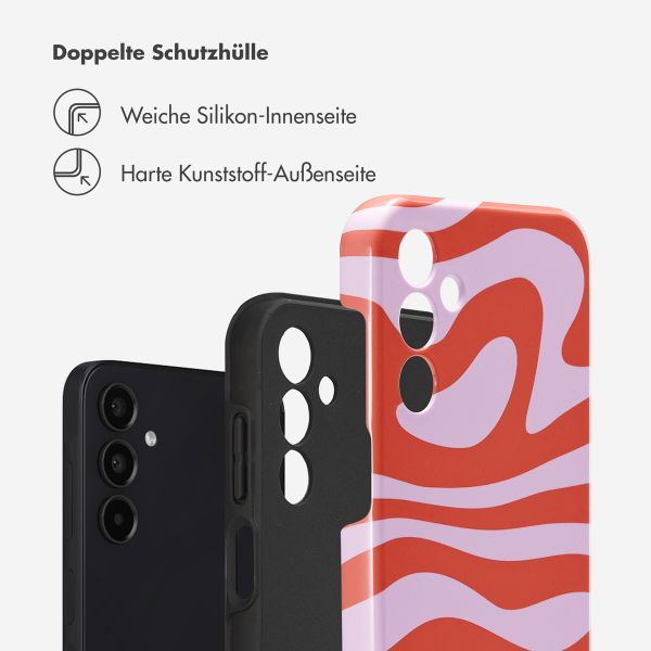 Selencia Vivid Back Cover Samsung Galaxy A15 (5G/4G) - Dream Swirl Pink