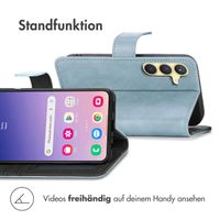 imoshion Luxuriöse Klapphülle Samsung Galaxy S24 Plus - Hellblau