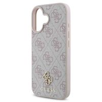 Guess 4G Metal Logo Back Cover MagSafe Apple iPhone 16 - Rosa