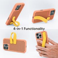 Callbuddy Hülle mit Strap Apple iPhone 16 Pro Max - Coral Pop