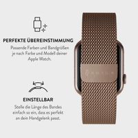 Burga Mailändische armband für das Apple Watch Series 1 bis 10 / SE / Ultra (2) (44/45/46/49 mm) - Rose Gold