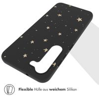 imoshion Design Hülle für das Samsung Galaxy S23 Plus - Sterne / Schwarz