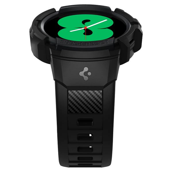 Spigen Rugged Armor™ Pro Case für die Samsung Galaxy Watch 4 / 5 - 40 mm - Schwarz