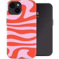 Selencia Vivid Rückabdeckung mit MagSafe Apple iPhone 14 - Dream Swirl Pink