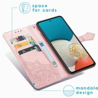 imoshion Mandala Klapphülle für das Samsung Galaxy A53 - Rose Gold