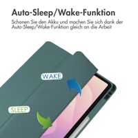 imoshion Trifold Hardcase Klapphülle Samsung Galaxy Tab S11 - Grün