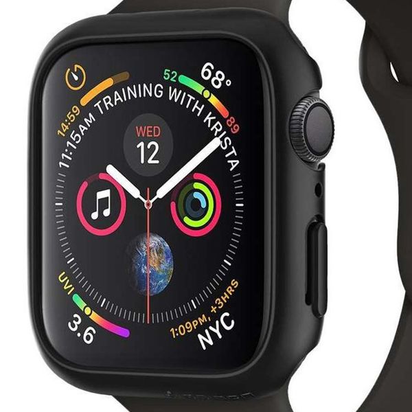 Spigen Thin Fit™ Case Apple Watch 4 / 5 / 6 / SE - 40 mm - Schwarz