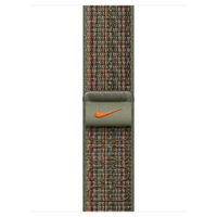 Apple Nike Sport Loop Band für die Apple Watch Series 1 bis 9 / SE (38/40/41 mm) | Series 10 (42 mm) - Sequoia/Orange