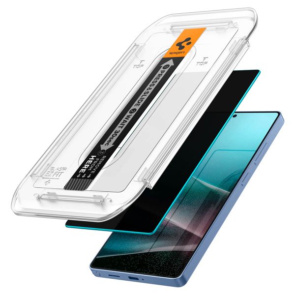 Spigen GLAStR Privacy EZ Fit Displayschutzfolie + Applicator Samsung Galaxy S25 Ultra