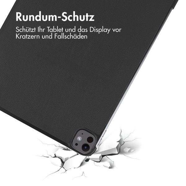 imoshion Trifold Klapphülle für das iPad Pro 13 (2024) M4 - Schwarz