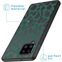 imoshion Design Hülle Samsung Galaxy A42 - Leopard - Grün / Schwarz