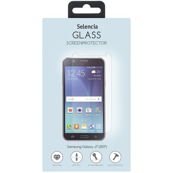 Selencia Displayschutz aus gehärtetem Glas Samsung Galaxy J7 (2017)