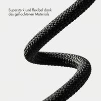 imoshion Braided USB-C-zu-USB-C-Kabel 100 W - 2 Meter - Schwarz