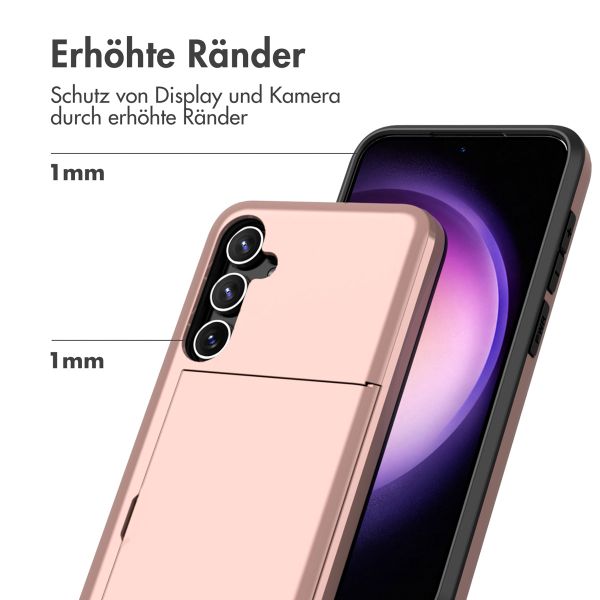 imoshion Backcover mit Kartenfach Samsung Galaxy S23 FE - Rosé gold