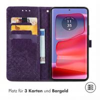 imoshion Mandala Klapphülle Motorola Edge 50 Pro - Violett