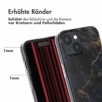 imoshion Design Hülle für das iPhone 15 - Black Marble