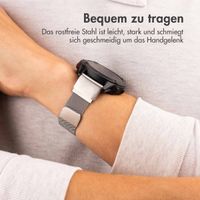 imoshion QuickFit® Milanese Armband -   Garmin 22 mm Anschluss - Größe L/XL - Silber