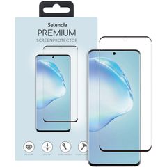 Selencia Premium Screen Protector aus gehärtetem Glas für das Samsung Galaxy S20 - Schwarz