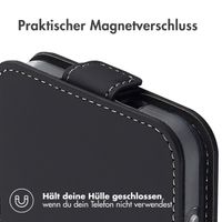 Accezz Flip Case Samsung Galaxy S25 - Schwarz