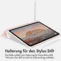 Accezz Smarte Klapphülle aus Silikon Apple iPad Air 11 Zoll (2025) M3 / (2024) M2 / Air 5 (2022) / Air 4 (2020) - Rosa