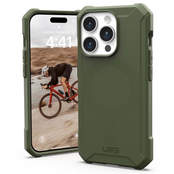 UAG Essential Armor MagSafe für das iPhone 15 Pro - Olive Drab