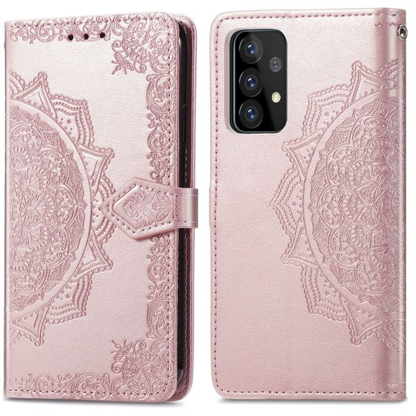 imoshion Mandala Klapphülle Samsung Galaxy A72 - Roségold
