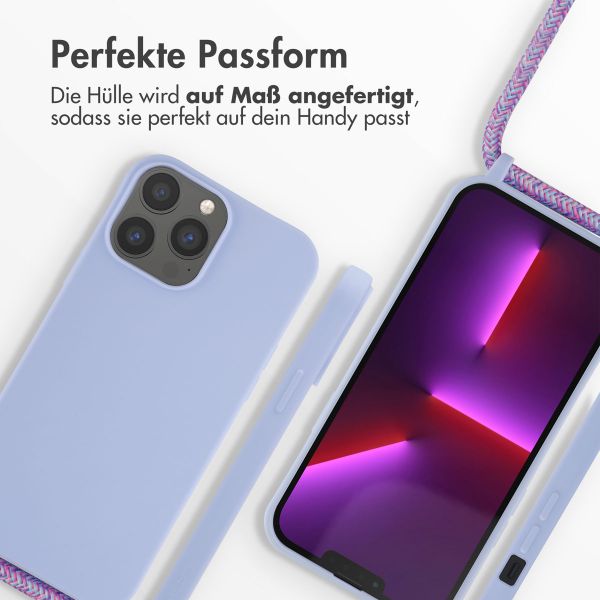 imoshion SilikonHülle mit Band Apple iPhone 13 Pro Max - Violett