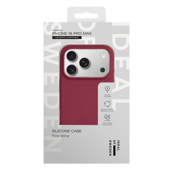 iDeal of Sweden Silikonhülle mit MagSafe Apple iPhone 16 Pro Max - Fine Wine