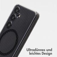 Accezz Lite Backcover mit MagSafe | Fluted | Samsung Galaxy S24 - Schwarz