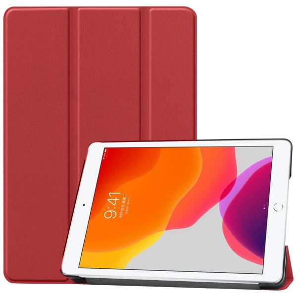 imoshion Trifold Klapphülle Rot iPad 9 (2021) 10.2 Zoll / iPad 8 (2020) 10.2 Zoll / iPad 7 (2019) 10.2 Zoll 