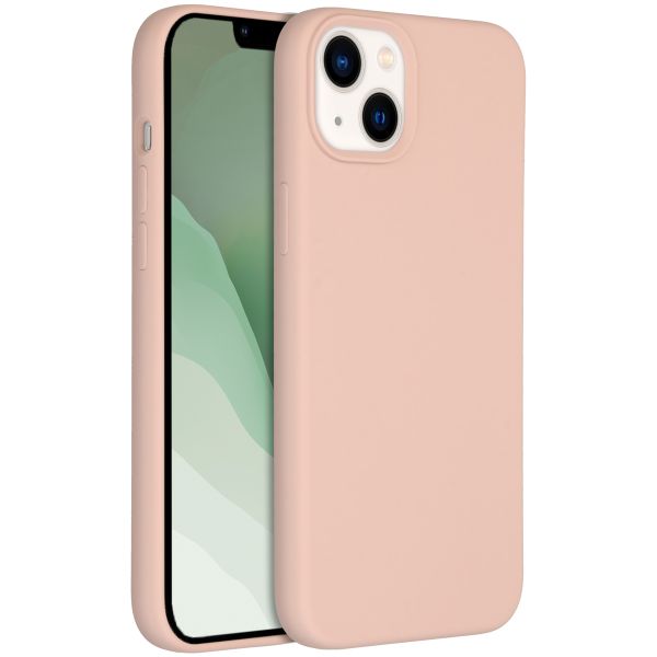 Accezz Liquid Silikoncase für das iPhone 14 Plus - Rosa