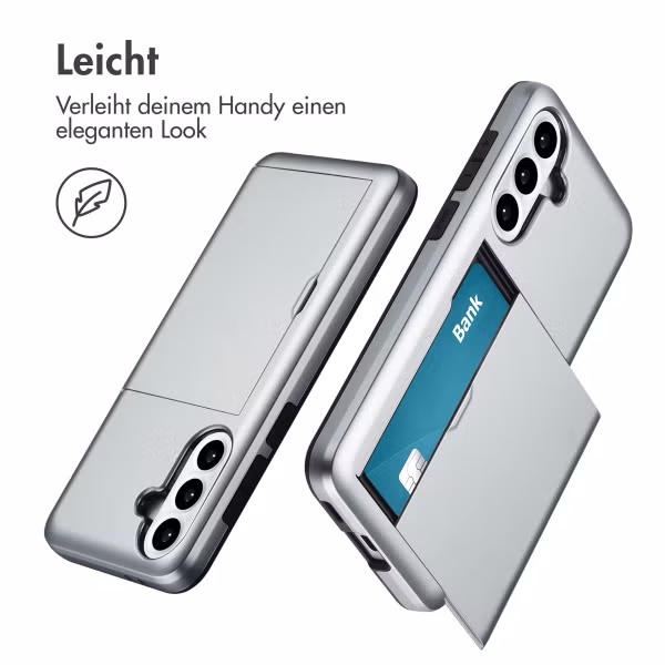 imoshion Backcover mit Kartenfach Samsung Galaxy A36 / A56 - Grau