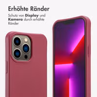 imoshion Color Backcover mit abnehmbarem Handykette und MagSafe Apple iPhone 13 Pro - Raspberry