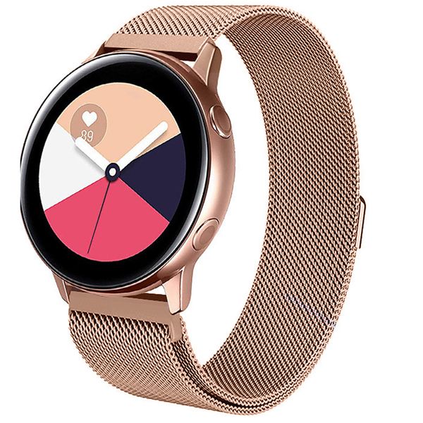 imoshion Milanese Watch Armband für Galaxy Watch 40/42mm / Active 2 42/44 mm - Rose Gold