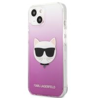 Karl Lagerfeld Hardcase Backcover Choupette für das iPhone 13 Mini - Rosa