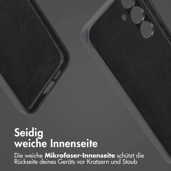 Accezz 2-in-1 Klapphülle aus Leder mit MagSafe Samsung Galaxy S23 FE - Onyx Black