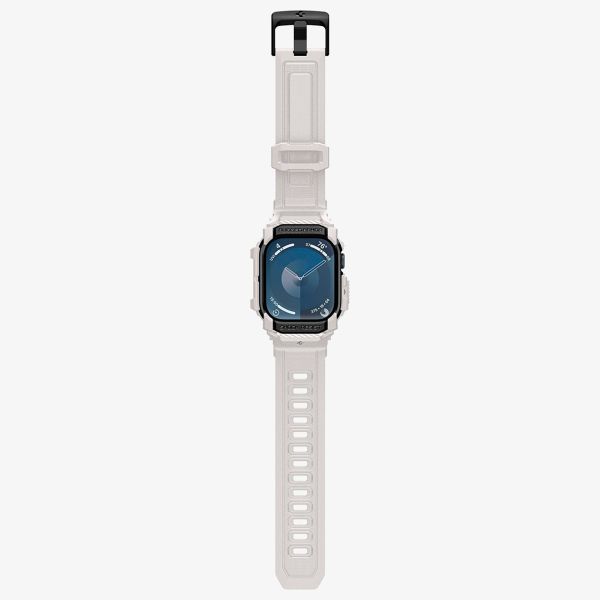 Spigen Rugged Armor™ Pro Case für Apple Watch 10 - 42 mm - Dune Beige