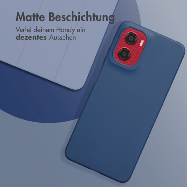 imoshion TPU Color Cover Motorola Moto G05 / E15 - Dunkelblau